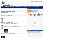 Desktop Screenshot of fussballwelt.org